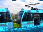 LACMTA Green Line light rail transit system Los Angeles County Ca